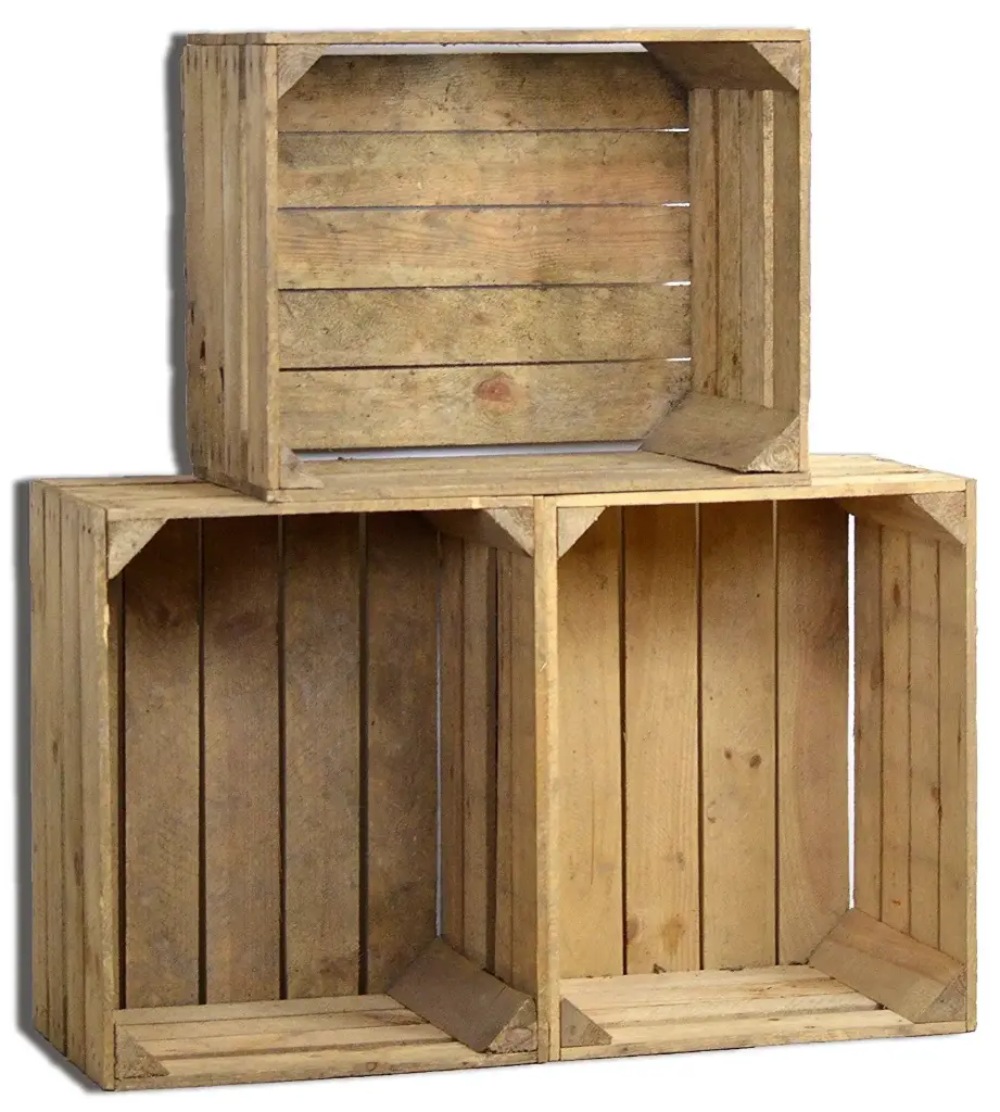 Caisse en bois vintage