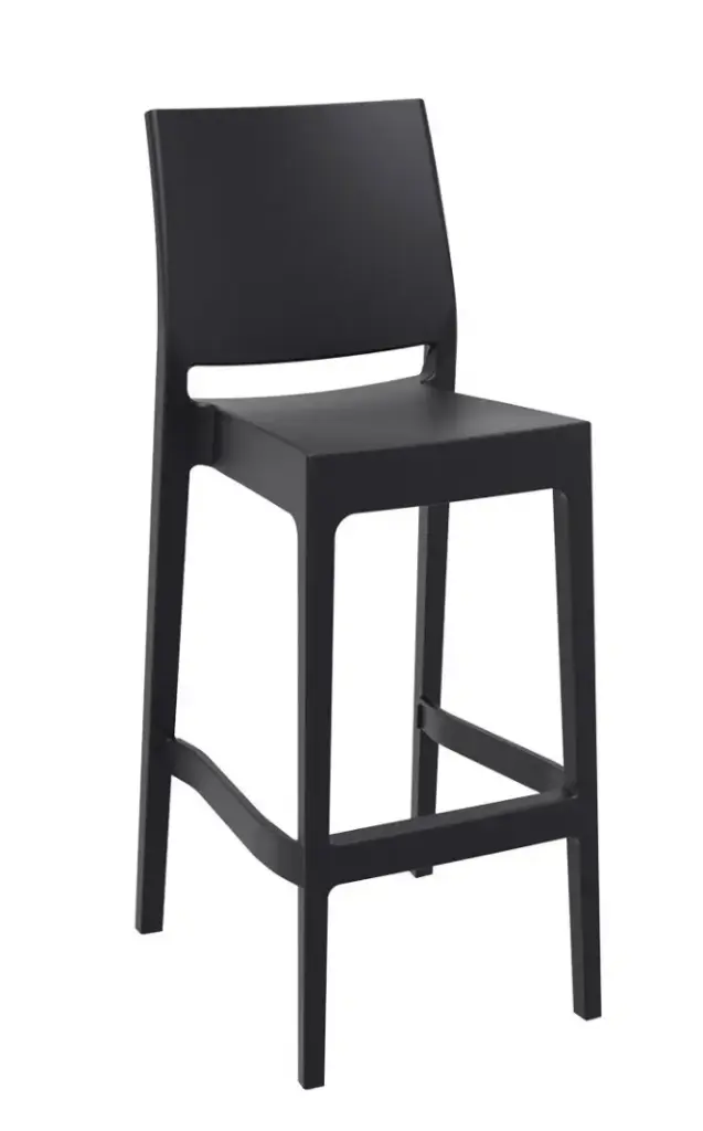 Tabouret haut noire