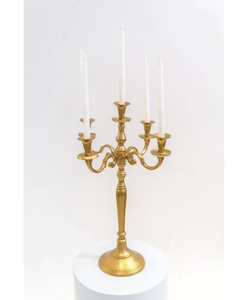 Chandelier doré 