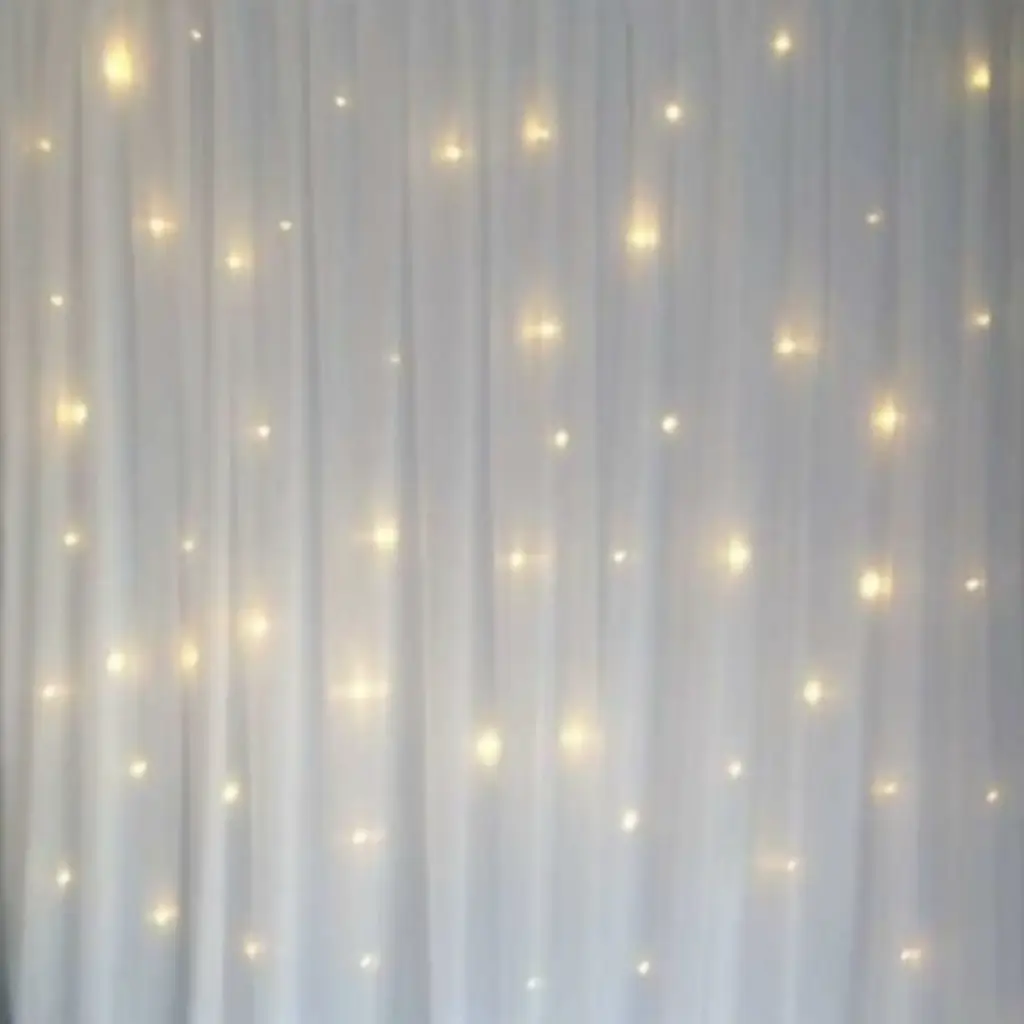 Rideau lumineux Led blanc 