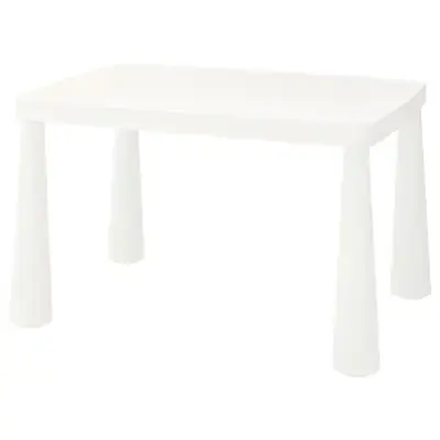 [TREBC] Table rectangle enfant  (Blanc)