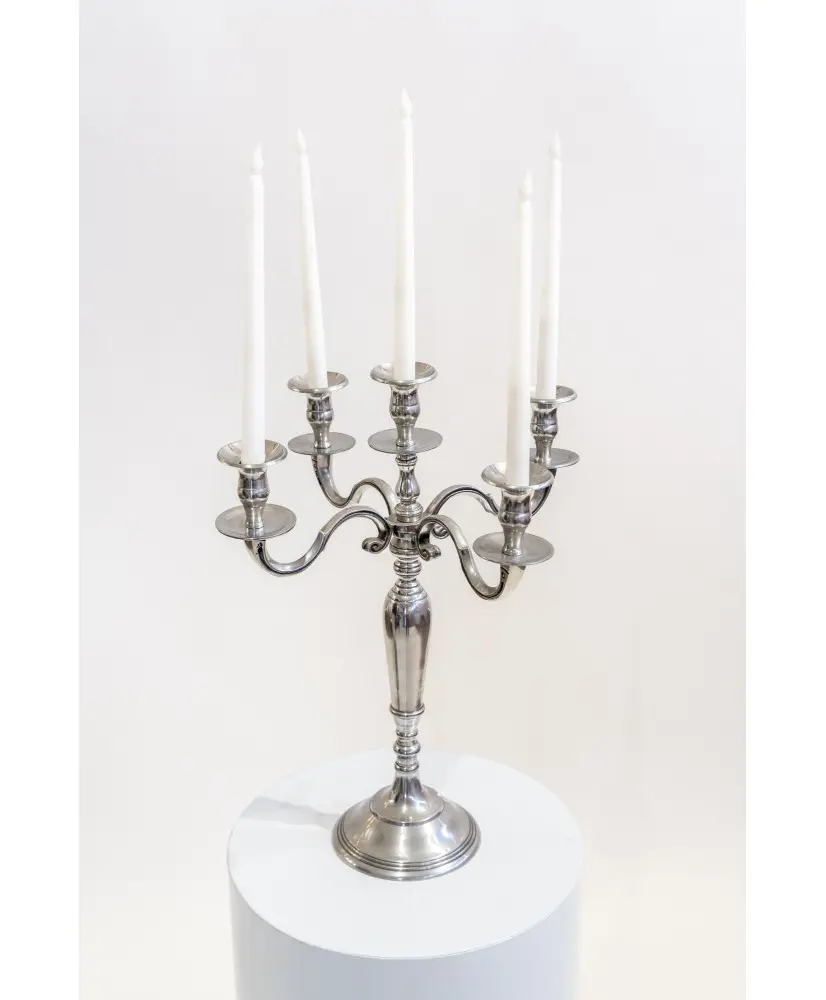 Chandelier argenté 40 cm