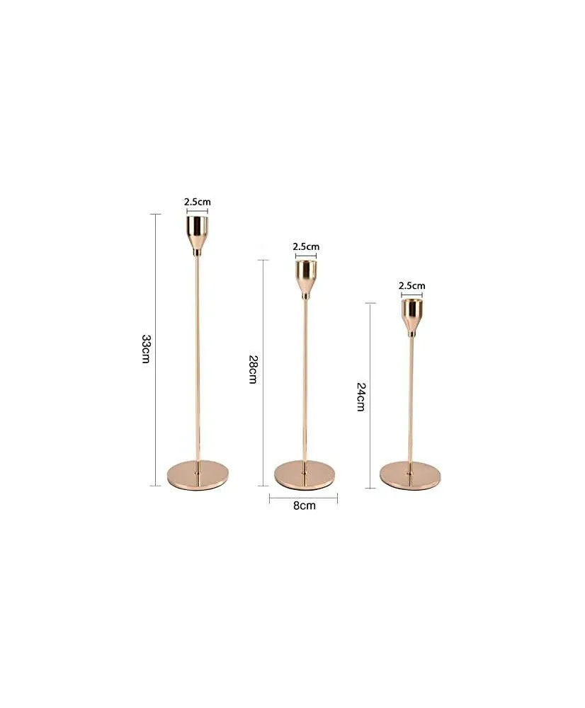 Trio de Chandelier rose Gold