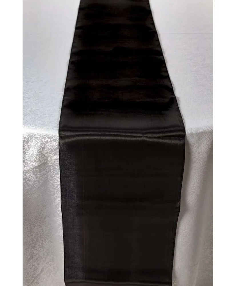 [CTSVS] Chemin de table en satin (Vert sauge)