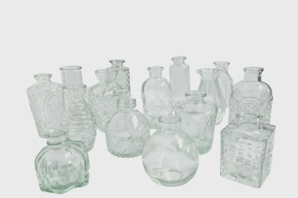 [L15VV] Lot de 15 vases "vintage" 8-13cm