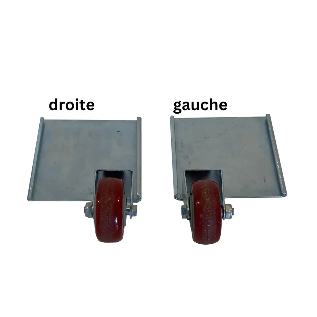 Roues pour tentes 4 poteaux
