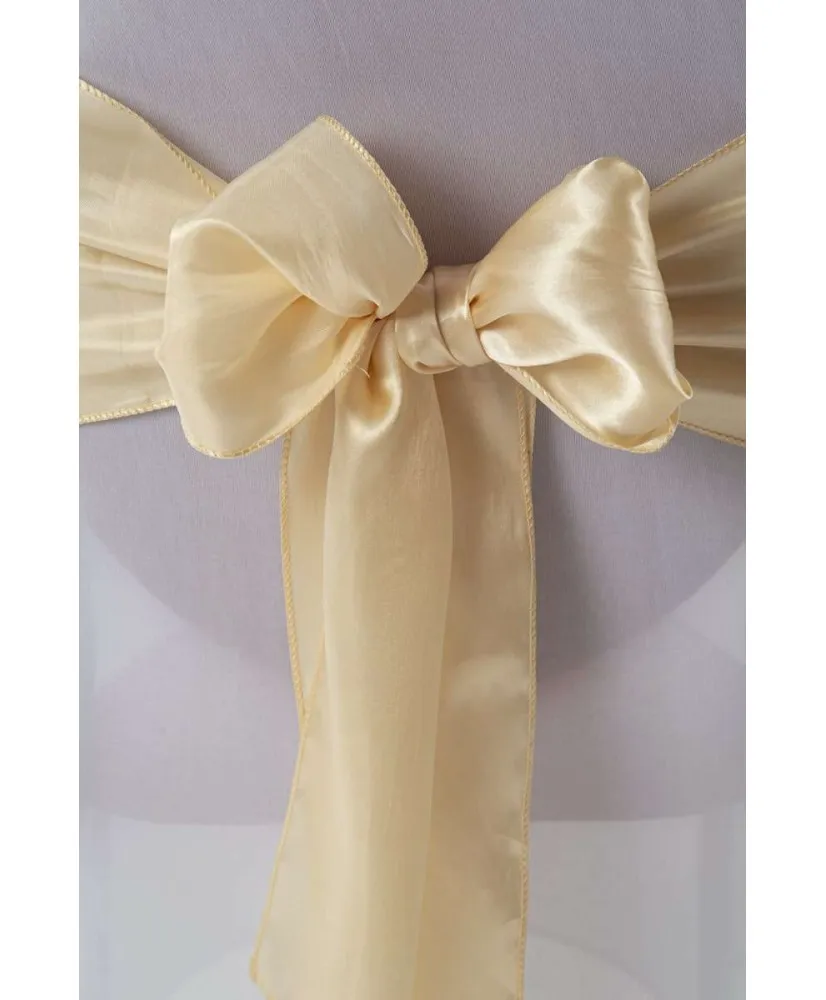 Noeud de Chaise satin beige