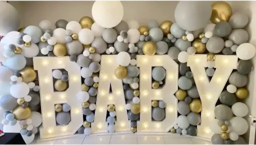 [LB120] Lettre BABY lumineux 120 cm
