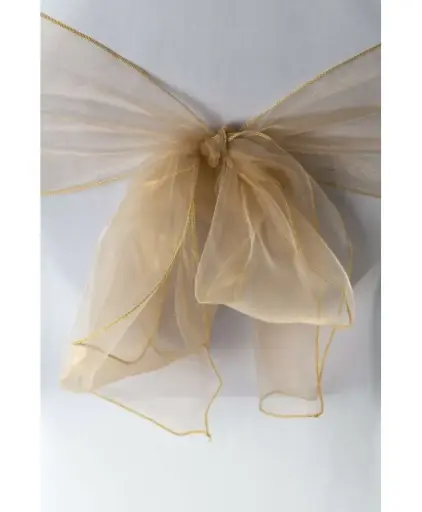 [NCOO] Noeud de chaise Organza or