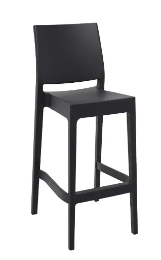 [THN] Tabouret haut noire